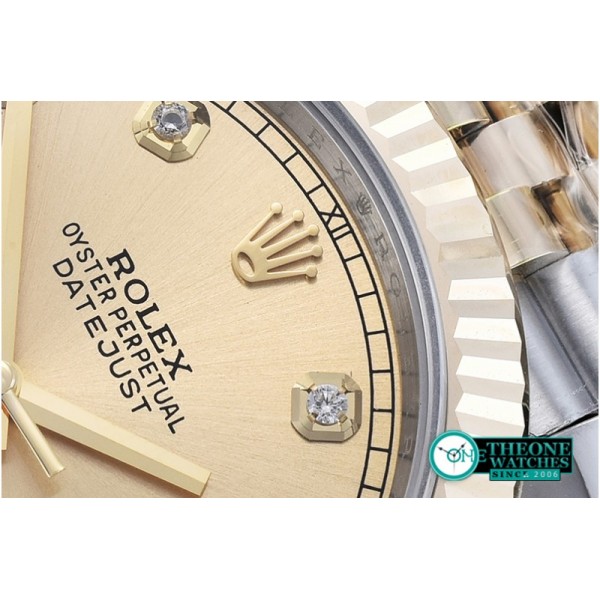 Rolex - DateJust 2 Wrap YG/SS Flt Gold Diams Jub Noob A3235