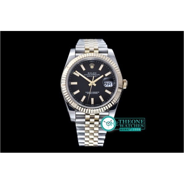 Rolex - DateJust 2 Wrap YG/SS Flt Blk/Stk Jub Noob A3235