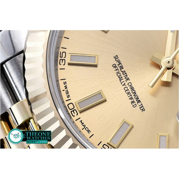 Rolex - DateJust 2 Wrap YG/SS Flt Gold/Stk Jub Noob A3235