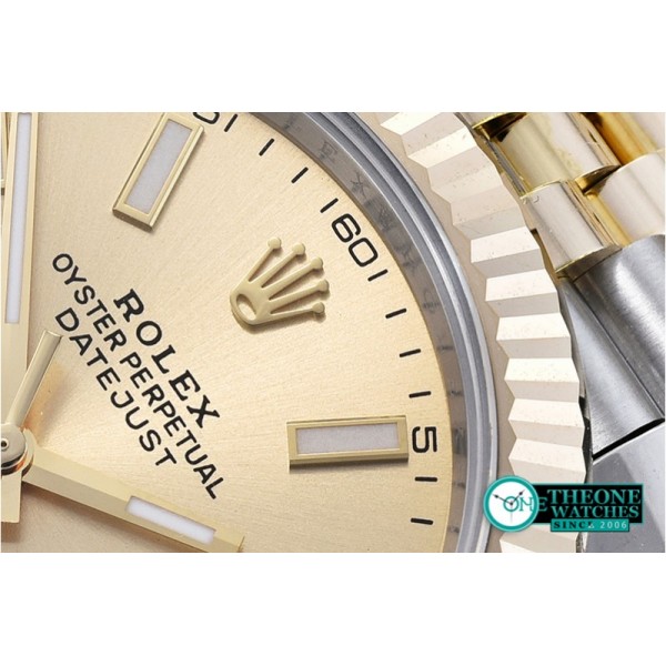 Rolex - DateJust 2 Wrap YG/SS Flt Gold/Stk Jub Noob A3235