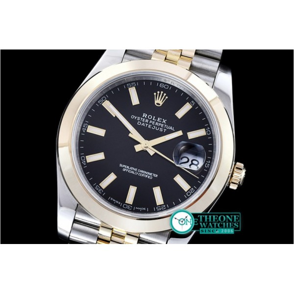 Rolex - DateJust 2 Wrap YG/SS Smt Blk Stk Jub Noob A3235