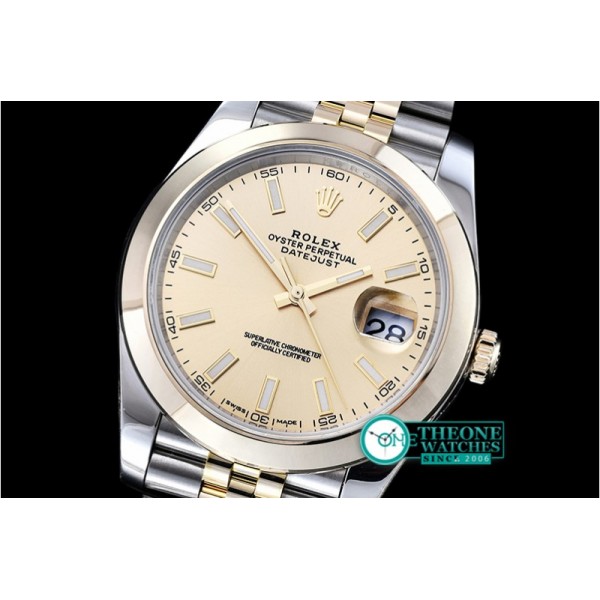 Rolex - DateJust 2 Wrap YG/SS Smt Gold Stk Jub Noob A3235