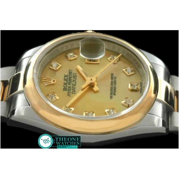 Rolex - SS/YG Oyster MOP Gold Diamond Swiss Eta 2671-2