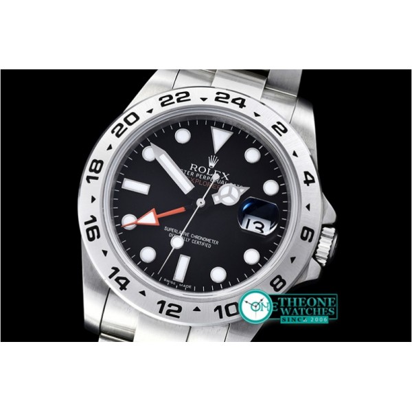 Rolex - Explorer II Ref.216570 SS/SS Black BP A3187 Mod