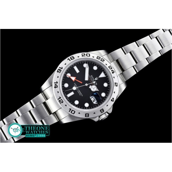 Rolex - Explorer II Ref.216570 SS/SS Black BP A3187 Mod