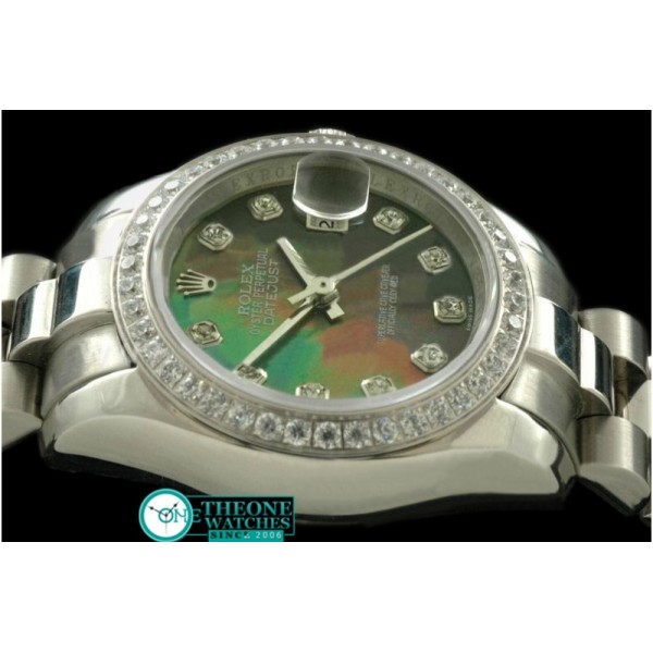 Rolex - SS President MOP Green Diamond Swiss Eta 2671-2