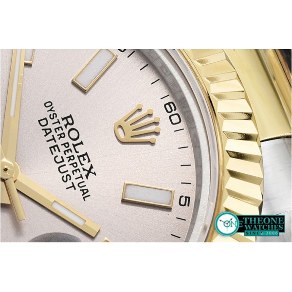 Rolex - DJ2 41mm Oyst YG/SS Grey Stk BP A3136 Mod