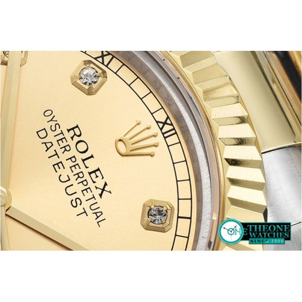 Rolex - DJ2 41mm Oyst Flt YG/SS Gold Diam BP A3136 Mod