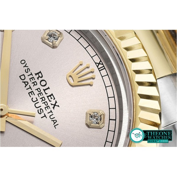 Rolex - DJ2 41mm Oyst Flt YG/SS Light Grey Diam BP A3136 Mod