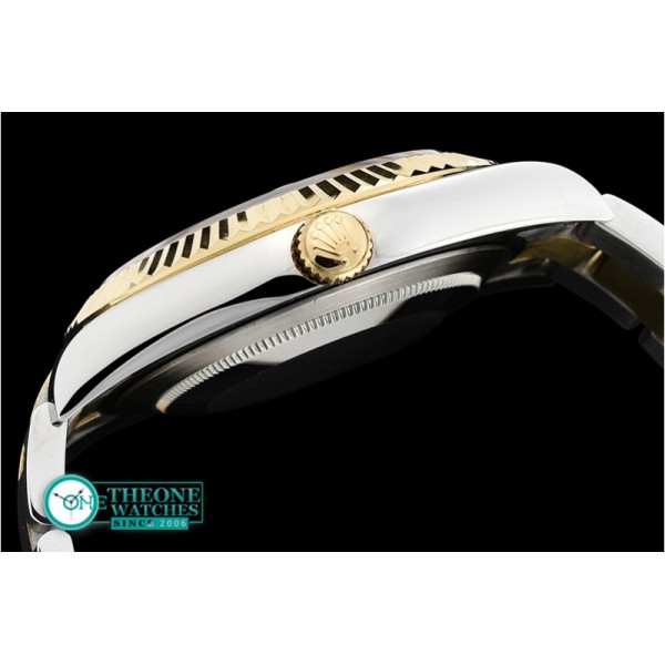 Rolex - DJ2 41mm Oyst Flt YG/SS D. Grey Roman BP A3136 Mod