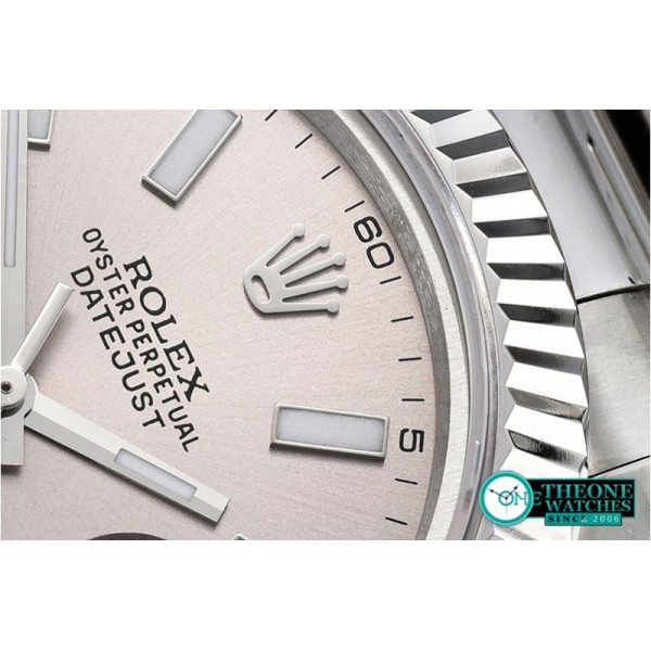 Rolex - DJ2 41mm Oyst Flt SS/SS L.Grey Sticks BP A3136 Mod