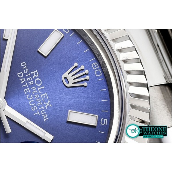 Rolex - DJ2 41mm Oyst Flt SS/SS Blue Sticks BP A3136 Mod