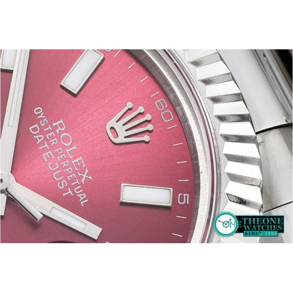 Rolex - DJ2 41mm Oyst Flt SS/SS Red Sticks BP A3136 Mod