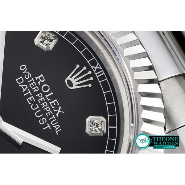 Rolex - DJ2 41mm Oyst Flt SS/SS Black Diam BP A3136 Mod