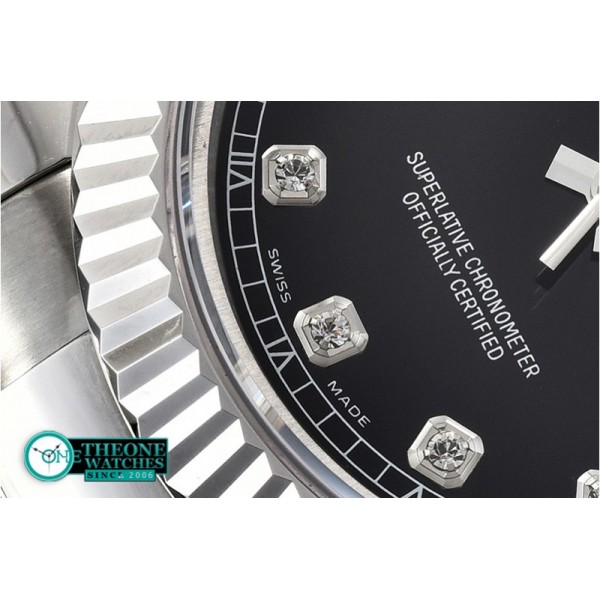 Rolex - DJ2 41mm Oyst Flt SS/SS Black Diam BP A3136 Mod