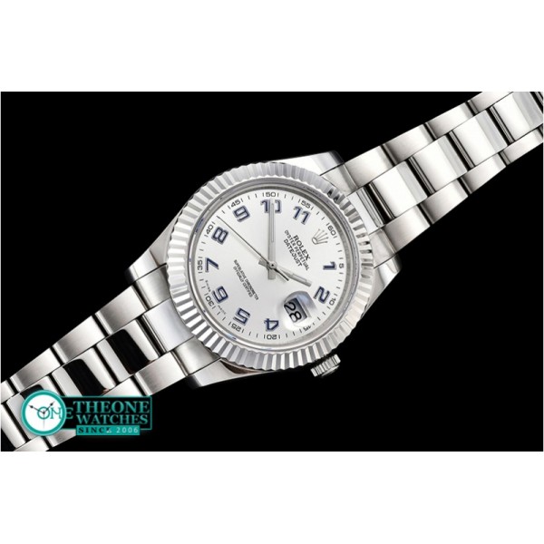 Rolex - DJ2 41mm Oyst Flt SS/SS Silver Num BP A3136 Mod