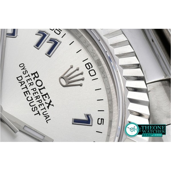Rolex - DJ2 41mm Oyst Flt SS/SS Silver Num BP A3136 Mod
