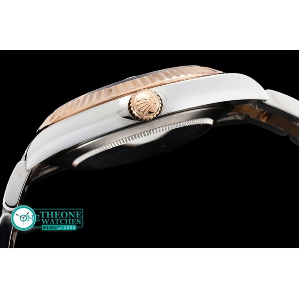 Rolex - DJ2 41mm Oyst Flt RG/SS Blue Stk BP A3136 Mod