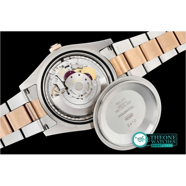 Rolex - DJ2 41mm Oyst Flt RG/SS Brown Roman BP A3136 Mod