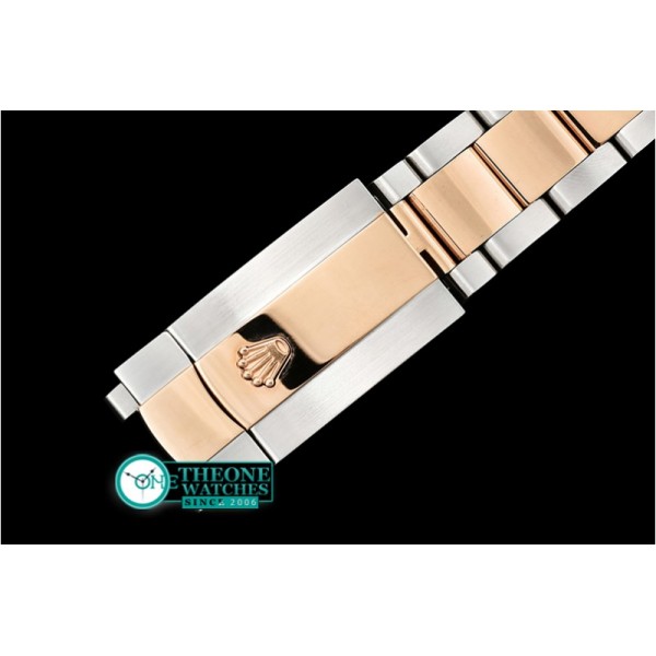 Rolex - DJ2 41mm Oyst Flt RG/SS Brown Roman BP A3136 Mod