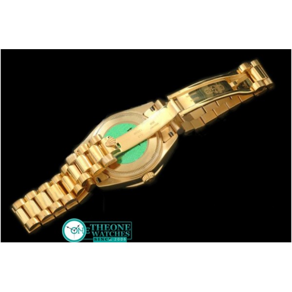 Rolex - YG/YG President MOP Gold Diamond Swiss Eta 2836-2