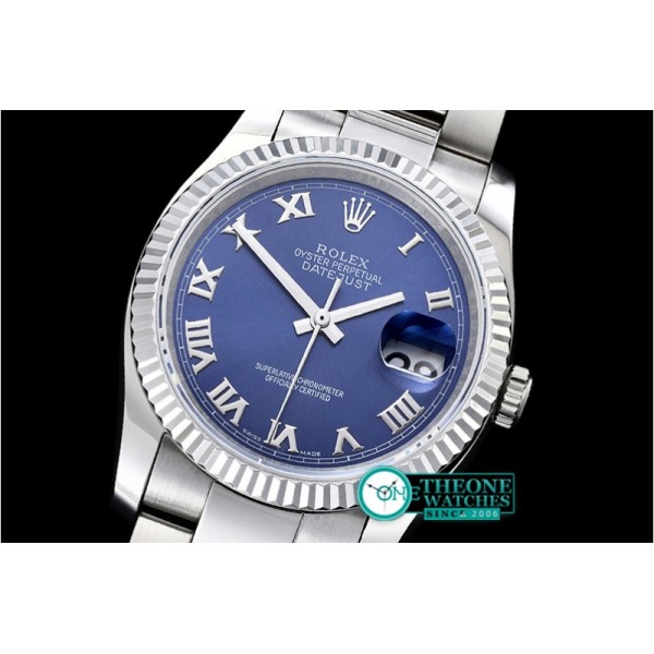 Rolex - DJ 36mm Oyst Flt SS/SS Blue Rmn BP A3135 Mod