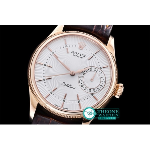 Rolex - Cellini Date 39mm RG/LE White VFF Asia 3165 Mod