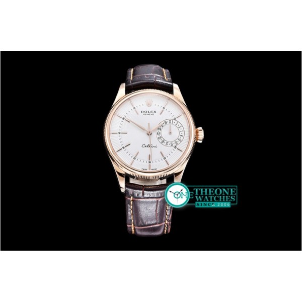 Rolex - Cellini Date 39mm RG/LE White VFF Asia 3165 Mod