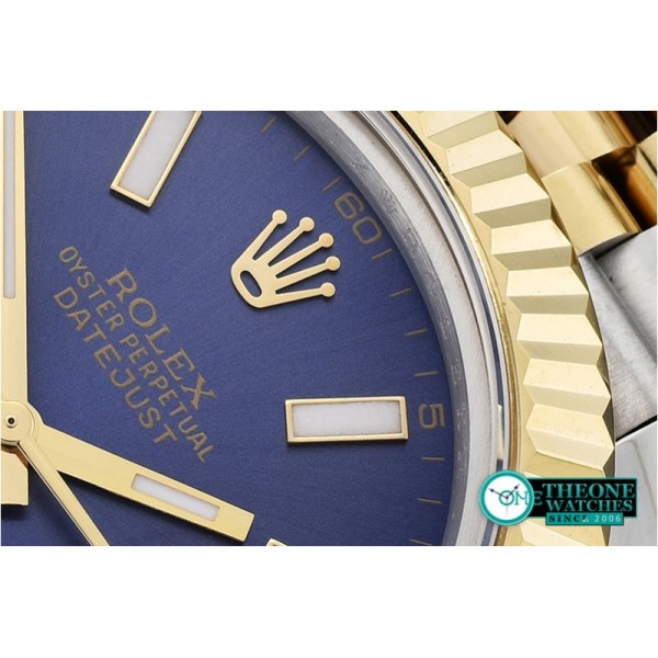 Rolex - DJ2 41mm Jub Flt YG/SS Blue Stk BP A3235 Mod