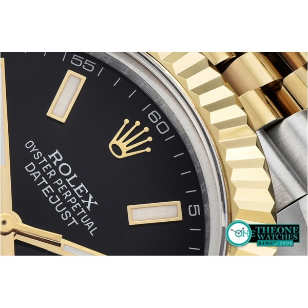 Rolex - DJ2 41mm Jub Flt YG/SS Black Stk BP A3235 Mod