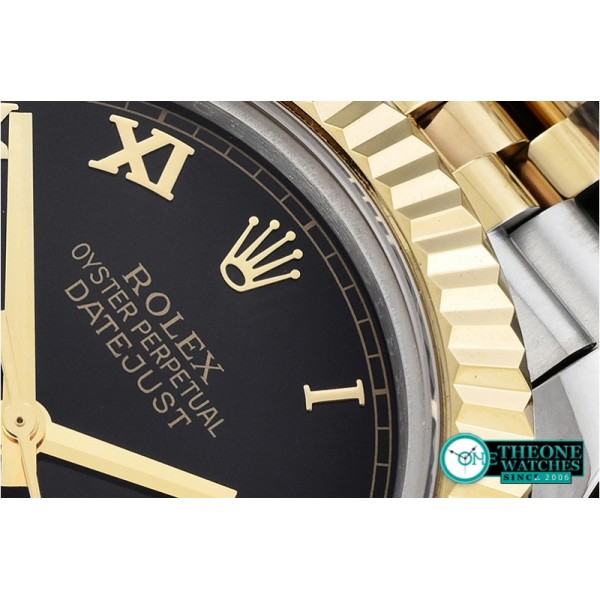 Rolex - DJ2 41mm Jub Flt YG/SS Black Roman BP A3235 Mod