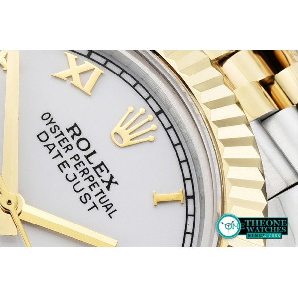 Rolex - DJ2 41mm Jub Flt YG/SS White Roman BP A3235 Mod
