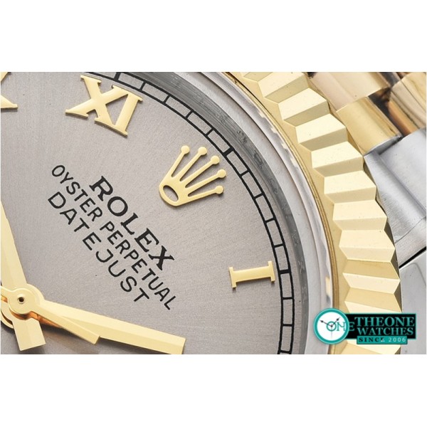 Rolex - DJ2 41mm Jub Flt YG/SS Light Gray Roman BP A3235 Mod