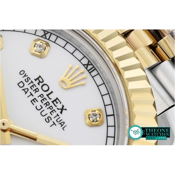 Rolex - DJ2 41mm Jub Flt YG/SS White Diams BP A3235 Mod