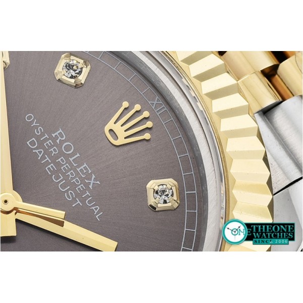 Rolex - DJ2 41mm Jub Flt YG/SS Dark Grey Diams BP A3235 Mod