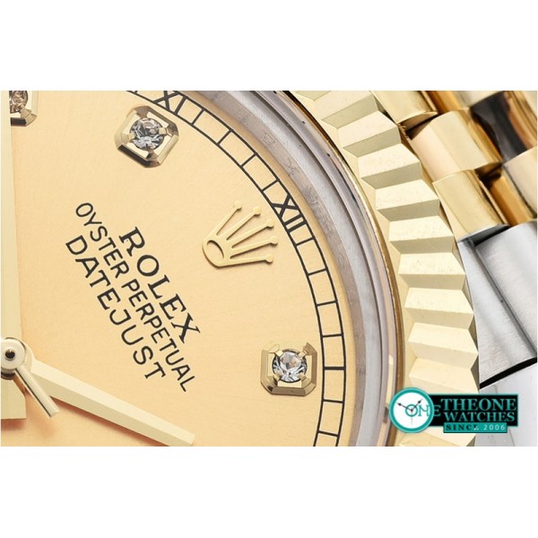 Rolex - DJ2 41mm Jub Flt YG/SS Gold Diams BP A3235 Mod