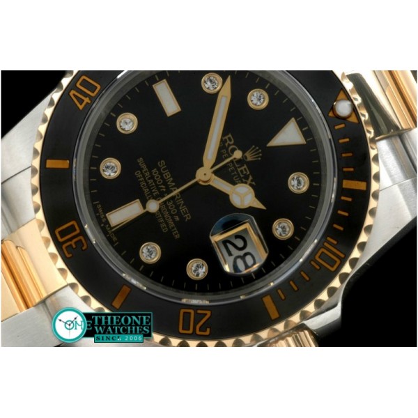 Rolex - 116610 Black TT Sub A-3135