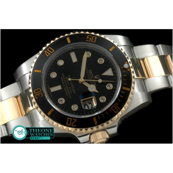 Rolex - 116610 Black TT Sub A-3135