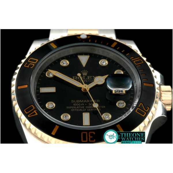 Rolex - 116610 Black TT Sub A-3135