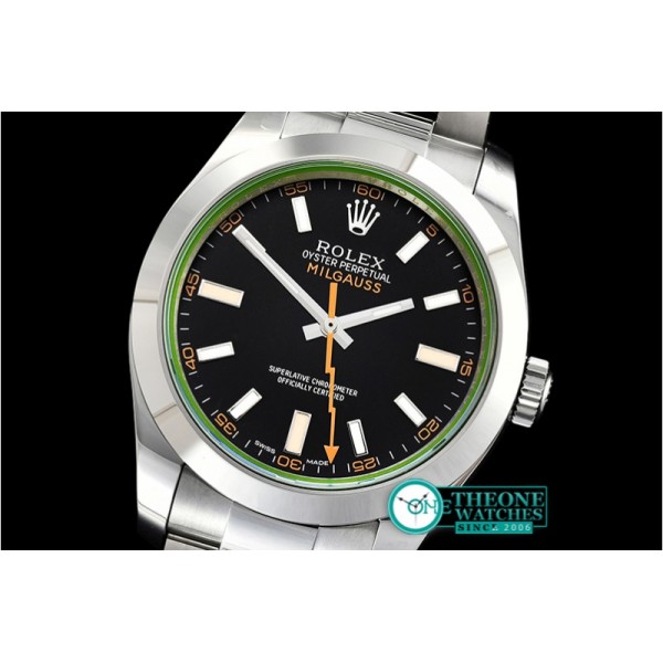 Rolex - Milgauss Black 116400 M SS/SS Black BP Asia 3131