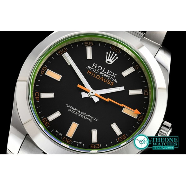 Rolex - Milgauss Black 116400 M SS/SS Black BP Asia 3131