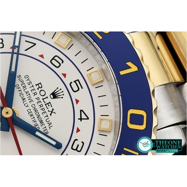 Rolex - YachtMaster II Blue YG/SS White BP Asia 2813 Mod