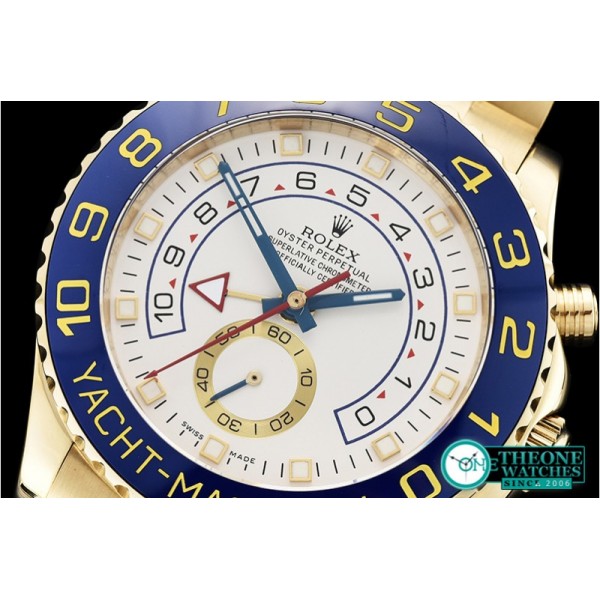 Rolex - YachtMaster II Blue YG/YG White BP Asia 2813 Mod