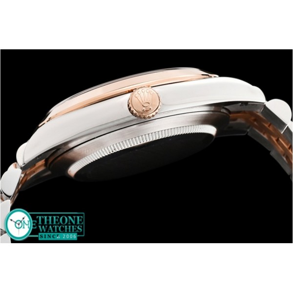 Rolex - DJ2 41mm Jub Smt RG/SS Brown Stick BP Swiss 2836