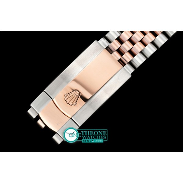 Rolex - DJ2 41mm Jub Flt RG/SS Brown Stick BP Swiss 2836