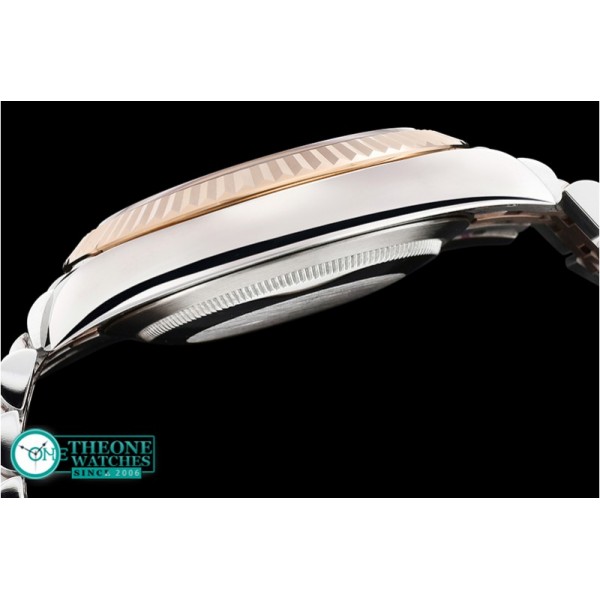 Rolex - DJ2 41mm Jub Flt RG/SS Brown Stick BP Swiss 2836