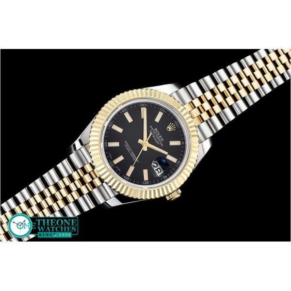 Rolex - DJ2 41mm Jub Flt YG/SS Black Stick BP Swiss 2836