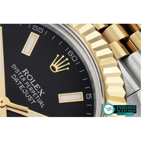 Rolex - DJ2 41mm Jub Flt YG/SS Black Stick BP Swiss 2836