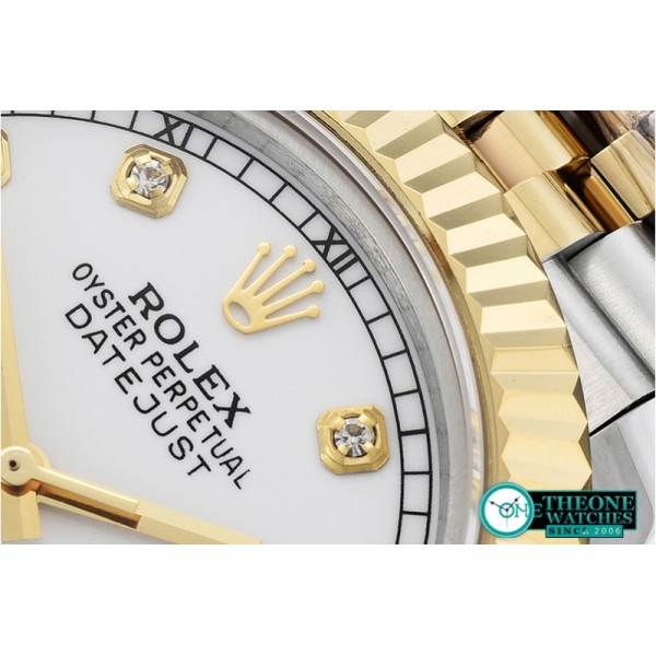 Rolex - DJ2 41mm Jub Flt YG/SS White Diams BP Swiss 2836