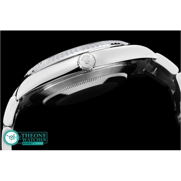 Rolex - DJ2 41mm Oys Flt SS/SS Silv Wht Diams Noob A3235 Mod